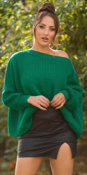 Sexy oversized Strick Pullover