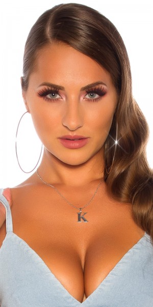 Sexy Buchstaben Halskette K
